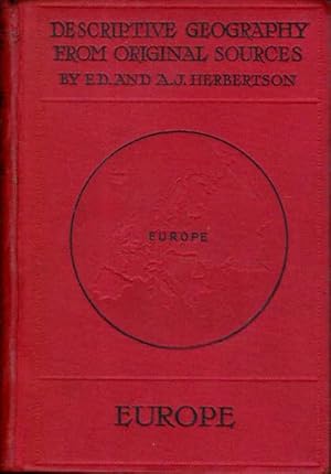 Europe: Descriptive Geography from Original Sources