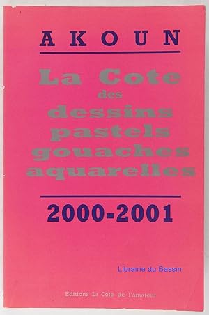 Image du vendeur pour Cote des dessins, 2000-2001 mis en vente par Librairie du Bassin