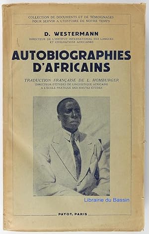 Seller image for Autobiographies d'Africains for sale by Librairie du Bassin