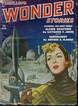 Bild des Verkufers fr THRILLING WONDER Stories: August, Aug. 1951 ("Earthlight") zum Verkauf von Books from the Crypt