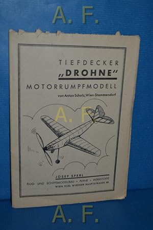 Imagen del vendedor de Tiefdecker Drohne Motorrumpfmodell. a la venta por Antiquarische Fundgrube e.U.