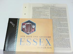 Seller image for Essex Super-Six, 1932. Reihe: Automobil Edition Band 15 - Hier Faksimile AE 01196. for sale by Antiquariat Ehbrecht - Preis inkl. MwSt.