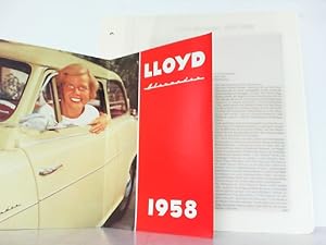 Seller image for Lloyd Alexander, 1957-1961. Reihe: Automobil Edition Band 13 - Hier Faksimile AE 01178. for sale by Antiquariat Ehbrecht - Preis inkl. MwSt.