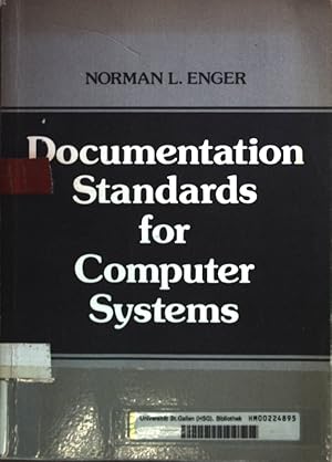 Bild des Verkufers fr Documentation standards for computer systems. zum Verkauf von books4less (Versandantiquariat Petra Gros GmbH & Co. KG)
