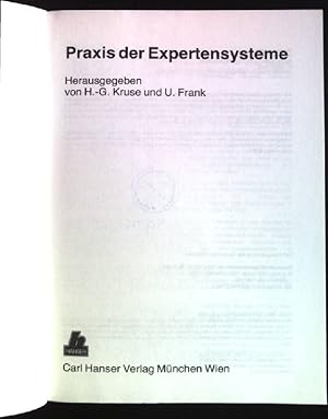 Bild des Verkufers fr Praxis der Expertensysteme. zum Verkauf von books4less (Versandantiquariat Petra Gros GmbH & Co. KG)