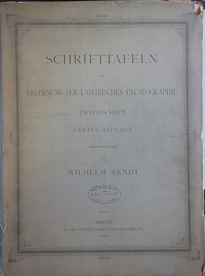 Bild des Verkufers fr Schrifttafeln zur Erlernung der lateinischen Palaeographie: ZWEITES HEFT. zum Verkauf von books4less (Versandantiquariat Petra Gros GmbH & Co. KG)