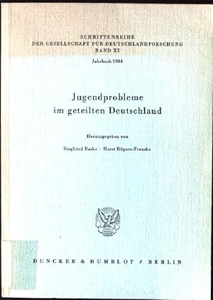 Seller image for Jugendprobleme im geteilten Deutschland. Gesellschaft fr Deutschlandforschung: Jahrbuch ; 1984 for sale by books4less (Versandantiquariat Petra Gros GmbH & Co. KG)