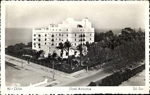 Bild des Verkufers fr Ansichtskarte / Postkarte Cdiz Andalusien Spanien, Hotel Atlantico zum Verkauf von akpool GmbH