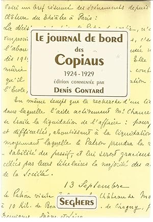 Le journal de bord des Copiaus 1924 - 1929