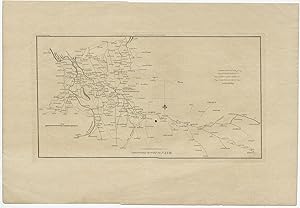 Antique Map of India by W. Harrison (1781)