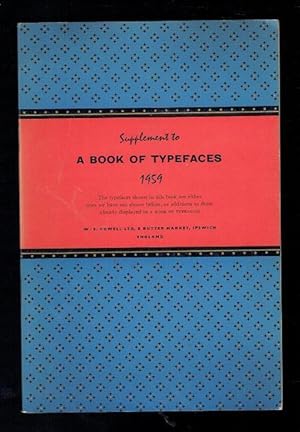 Image du vendeur pour The Second Supplement to a Book of Typefaces 1959 mis en vente par Sonnets And Symphonies