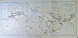 1881 Map of the Geographic Range of the Date Palm by Theobald Fischer.