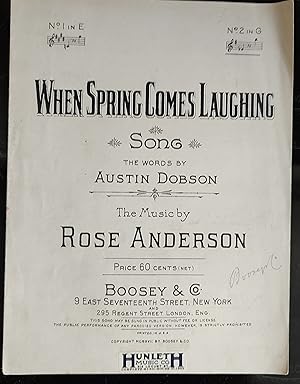 Seller image for When Spring Comes Laughing song for sale by Shore Books