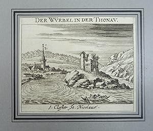 Der Würbel in der Thonau. Closter St. Nicolaus. Kupferstich aus Krekwitz "Totius Regni Hungariae ...
