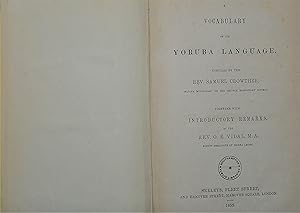 Seller image for A Vocabulary of the Yoruba Language for sale by Henry Pordes Books Ltd