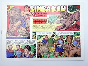 SIMBA KAN REY DE LOS LEONES 16. FIELES AMIGOS (Martínez Osete) Comic MAM, 1985. FACSÍMIL. OFRT