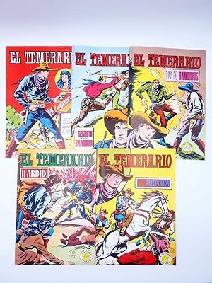 COLOSOS DEL COMIC. EL TEMERARIO 1 2 4 6 9. LOTE DE 5 (Gago) Valenciana, 1981. OFRT