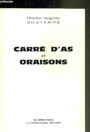 Seller image for CARRE D'AS ET ORAISONS. for sale by Le-Livre