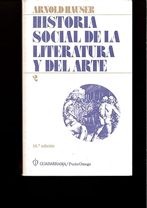Imagen del vendedor de Historia social de la literatura y del arte tomo 2 a la venta por Papel y Letras
