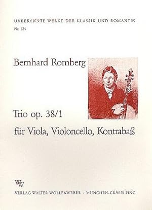 Bild des Verkufers fr Trio op.38,1für Viola, Violoncello und Kontrabass : Stimmen zum Verkauf von AHA-BUCH GmbH