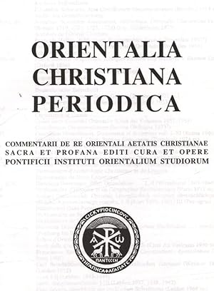 Bild des Verkufers fr The Precommunion Elevation of the Byzantine Divine Liturgy. ORIENTALIA CHRISTIANA PERIODICA, Volumen 62, Fasciculus I, 1996. zum Verkauf von Antiquariat Bookfarm