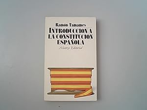 Bild des Verkufers fr Introduccion a la constitucion espanola. zum Verkauf von Antiquariat Bookfarm