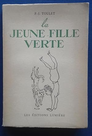 Image du vendeur pour La Jeune Fille verte.- Orn de quatre dessins hors-texte de RAMAH. mis en vente par Librairie Pique-Puces