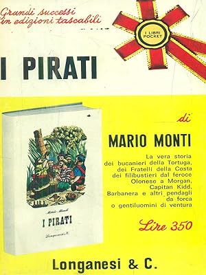 Bild des Verkufers fr I pirati zum Verkauf von Librodifaccia