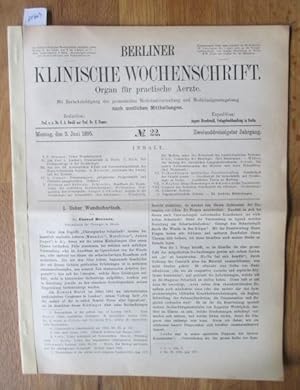 Autoskopie des Larynx und der Trachea. (Besichtigung ohne Spiegel). IN: Berl. klin. Wschr., 1895,...