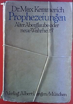 Bild des Verkufers fr Prophezeiungen. Alter Aberglaube oder neue Wahrheit? zum Verkauf von biblion2