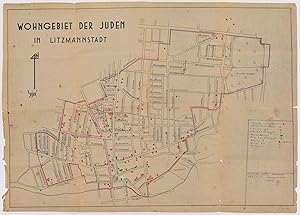 Wohngebiet der Juden in Litzmannstadt. [Residential Area of the Jews in Litzmannstadt.]