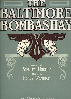 Seller image for The Baltimore Bombashay [Vintage Piano Sheet Music] for sale by Little Stour Books PBFA Member