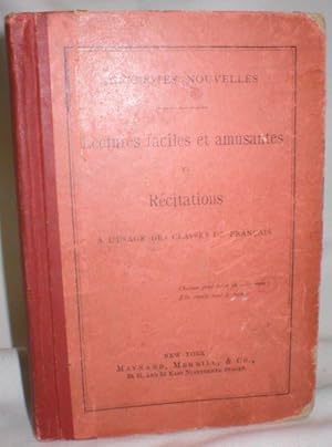 Anecdotes Nouvelles; Lectures faciles et amusantes et Recitations