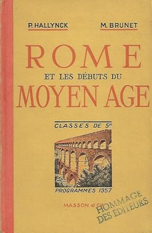 Rome et Les Débuts Du Moyen Âge : Classes De Cinquième