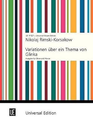 Bild des Verkufers fr Variationen ber ein Thema vonGlinka fr Oboe und Blasorchester : fr Oboe und Klavier zum Verkauf von AHA-BUCH GmbH