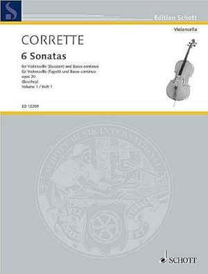 Bild des Verkufers fr 6 sonatas vol.1 (nos.1-3)for bassoon and piano zum Verkauf von AHA-BUCH GmbH