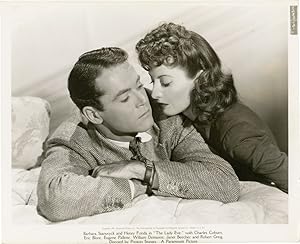 Bild des Verkufers fr The Lady Eve (Original double weight photograph of Henry Fonda and Barbara Stanwyck from the 1941 film) zum Verkauf von Royal Books, Inc., ABAA