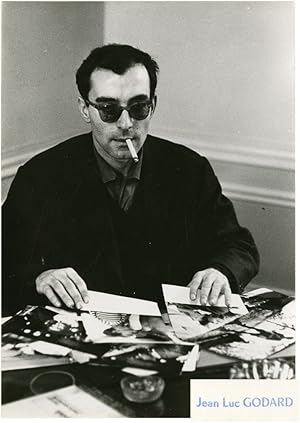 Bild des Verkufers fr Breathless (Two original photographs of Jean-Luc Godard at work on the 1960 film) zum Verkauf von Royal Books, Inc., ABAA