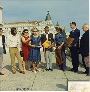 Imagen del vendedor de Easy Rider (Original oversize double weight color photo from the 1969 premiere at the Cannes Film Festival) a la venta por Royal Books, Inc., ABAA