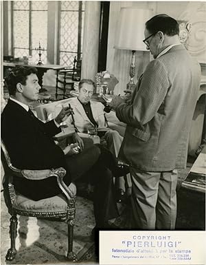 Seller image for The Honey Pot (Original double weight photograph of Joseph L. Mankiewicz, Cliff Robertson, and Rex Harrison from the set of the 1967 film) for sale by Royal Books, Inc., ABAA
