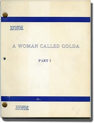 Seller image for A Woman Called Golda [A Woman Called Golda: Part I] (Original teleplay script for the 1982 film) for sale by Royal Books, Inc., ABAA