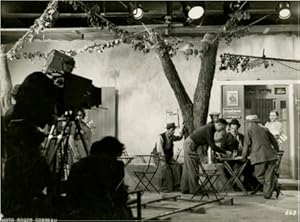 Bild des Verkufers fr Marcel Pagnol and Raimu on the set of "Le femme du boulanger" [The Baker's Wife] (1938) zum Verkauf von Royal Books, Inc., ABAA