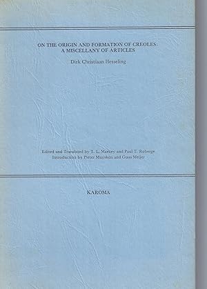 Image du vendeur pour On the Origin and Formation of Creoles: A Miscellany of Articles mis en vente par Frey Fine Books