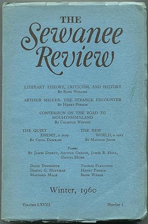 Bild des Verkäufers für The Sewanee Review - Volume LXVIII, Number 1, January-March, 1960 zum Verkauf von Between the Covers-Rare Books, Inc. ABAA