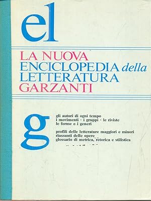 Bild des Verkufers fr La nuova enciclopedia della letteratura Garzanti. zum Verkauf von Librodifaccia