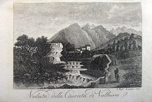 Veduta della Cascata di Valbura.