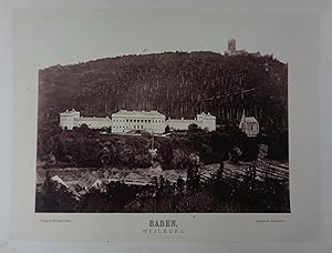 Baden. Weilburg. Originalfotografie. (Albumin auf Orig.-Karton mit Fotografenangabe u. gedrucktem...