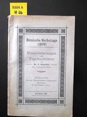 Römische Herbsttage (1899). Reiseerinnerungen und Tagebuchblätter.