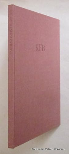 Seller image for Eine Gedenkschrift zu seinem siebzigsten Geburtstag am 9. Dezemberg 1973. Mit einer biographischen Skizze von Bertold Hack u. einer Bibliographie seiner Schriften von Sofie-Charlotte u. Michael Bauer. Mainz, Gutenberg-Gesellschaft, 1973. Mit zahlreichen Abbildungen. 81 S., 1 Bl. Or.-Pp.; Kopfschnitt leicht stockfleckig. (Kl. Druck der Gutenberg-Gesellschaft, 96). for sale by Jrgen Patzer