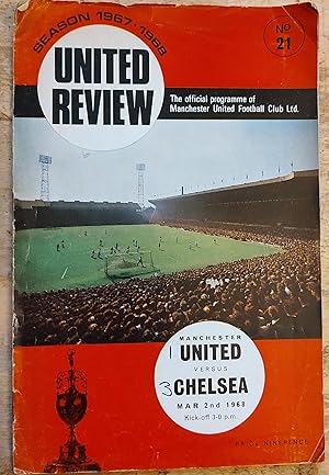 Immagine del venditore per Manchester United versus Chelsea March 2nd 1968 venduto da Shore Books